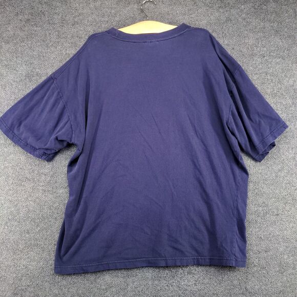 Pro Edge Men's Michigan Wolverines T-Shirt Blue XL Short Sleeve Logo Embroidered - Picture 7 of 13